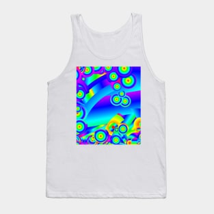 Abstract Ocean waves Tank Top